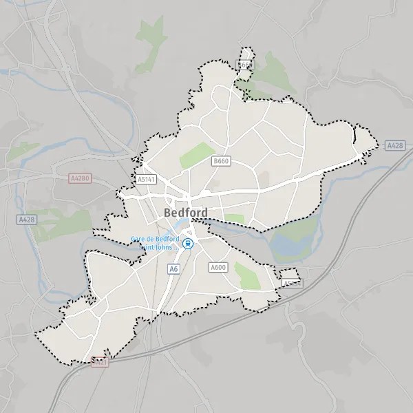 Map Bedford map of Bedford (MK40 1) and practical information